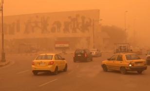Ein massiver Sandsturm in Bagdad